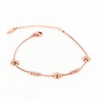 Lắc Chân Hoa Cúc Titan Ko Đen TT 2557