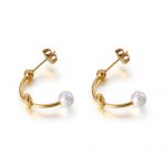 Bông Tai Nữ Titan Ko Đen TT 2635