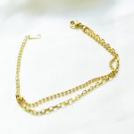 Lắc Tay Nữ 2 Tầng Titan Ko Đen TT 2865