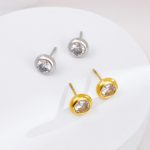 Bông Tai Nụ Nam Nữ Basic Titan Ko Đen TT4736