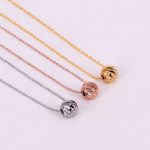 Dây Chuyền Trái Châu Titan Ko Đen TT 2523