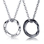 Dây Chuyền Nam Titan Ko Đen TT 2656