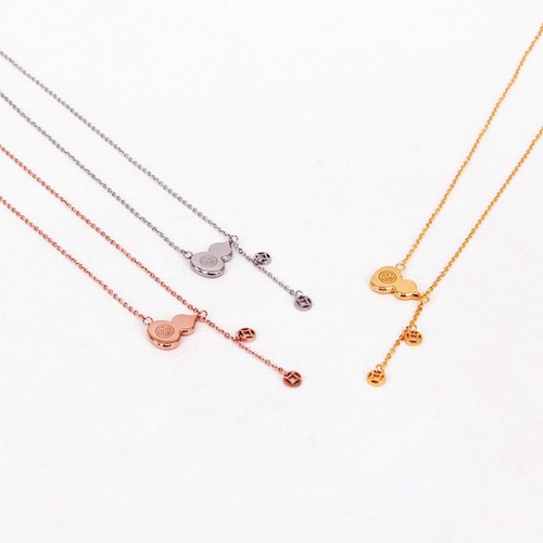 Dây Chuyền Hồ Lô Kim Tiền May Mắn Titan Ko Đen TT 3098