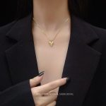 Dây Chuyền Trái Tim Titan Ko Đen TT 3178