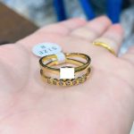 Nhẫn Nữ Sang Trọng Thép Titan Ko Rỉ TT 3579