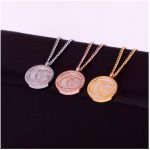 Dây Chuyền Mặt Tròn Logo Gucci Titan Ko Han Rỉ TT 3935