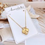 Dây Chuyền Cỏ 4 Lá Van Cleef Titan Ko Han Rỉ TT 4005