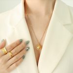 Dây Chuyền Nữ Dáng Dài 52cm Titan Ko Đen TT4629