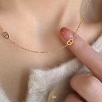 Dây Chuyền Nữ Titan Ko Đen TT4704