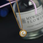 Dây Chuyền Nữ Mặt Trăng Titan Ko Đen TT 4772