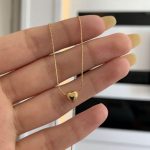 Dây Chuyền Nữ Mặt Trái Tim Titan Ko Đen TT 4773