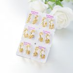 Bông Tai Nữ Khoen Tròn Đơn Giản Trang Sức Xuping Mạ Vàng Siêu Bền XP5318